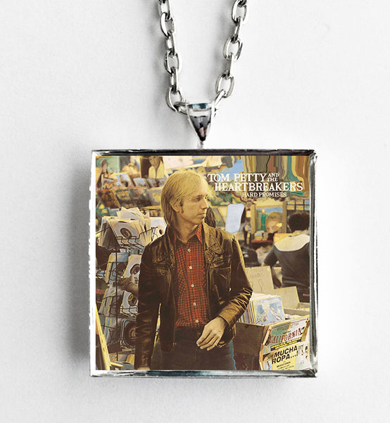 Tom Petty - Hard Promises - Album Cover Art Pendant Necklace - Hollee
