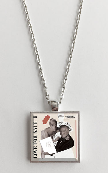 Tony Bennett & Lady Gaga - Love For Sale  - Album Cover Art Pendant Necklace