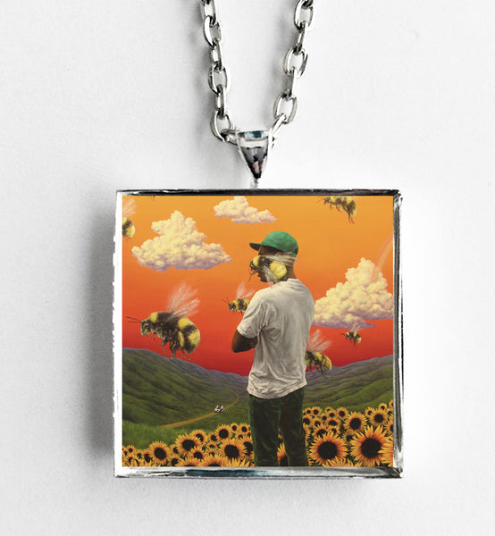 Tyler the Creator - Flower Boy - Album Cover Art Pendant Necklace - Hollee