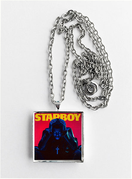The Weeknd - Starboy - Album Cover Art Pendant Necklace - Hollee