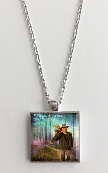 William Shatner - The Blues - Album Cover Art Pendant Necklace