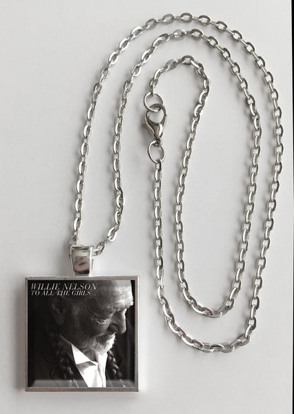 Willie Nelson - To All the Girls - Album Cover Art Pendant Necklace - Hollee