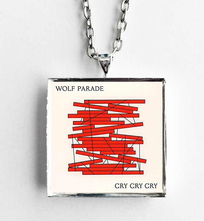 Wolf Parade - Cry Cry Cry - Album Cover Art Pendant Necklace - Hollee