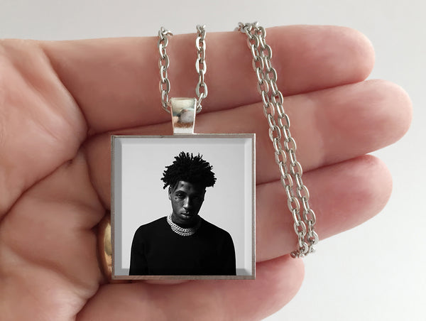 Young Boy Never Broke Again - Top - Album Cover Art Pendant Necklace