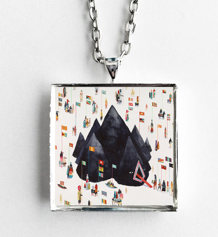 Young the Giant - Home of the Strange - Album Cover Art Pendant Necklace - Hollee