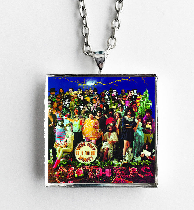 Frank Zappa - We're Only In It For The Money - Album Cover Art Pendant Necklace - Hollee